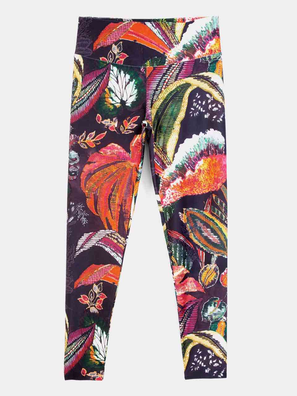 Legging Desigual Pour Fille - Imprimé Petits Cœurs Graffiti, Coupe Ajustée Et Taille élastique