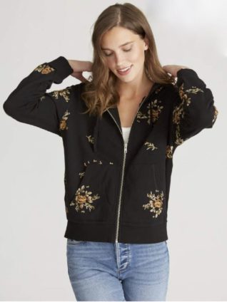 Driftwood Sweater "Teddy Hoodie" (Black) DW-T40586A