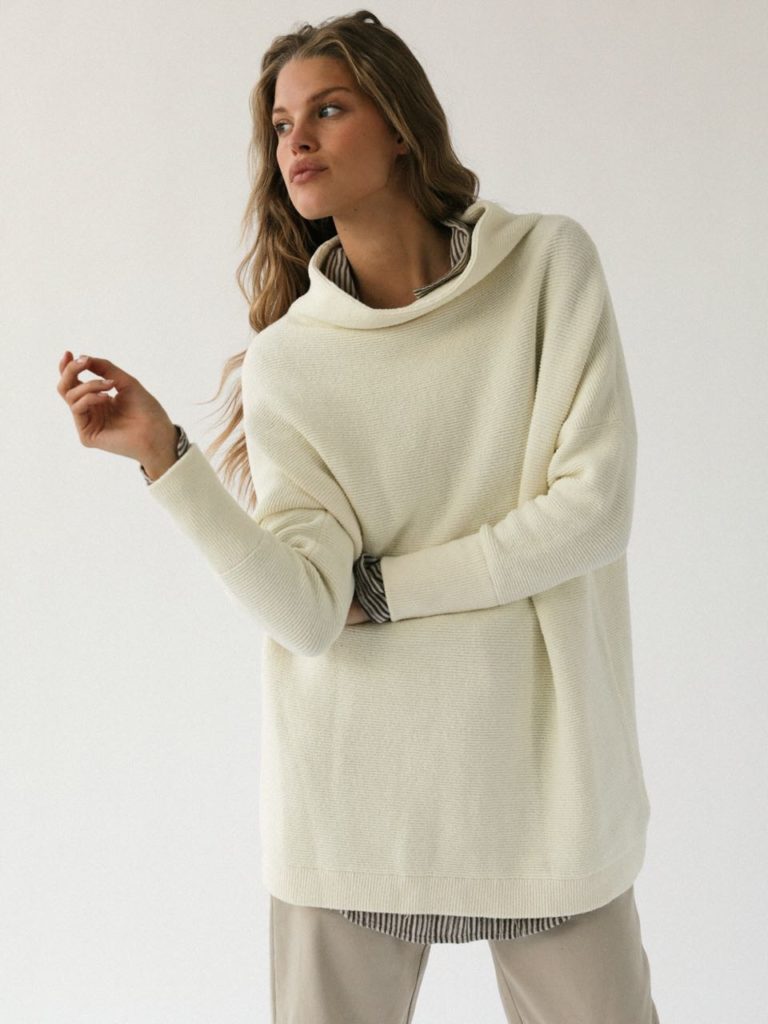 Free People Ottoman Slouchy Tunic White Size S
