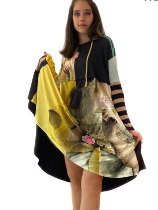 IPNG Comfort Dress Ruffled "Who Is"