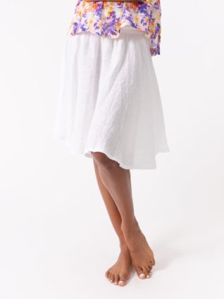 M Made in Italy Linen Skirt 18/6709O (3 colours)