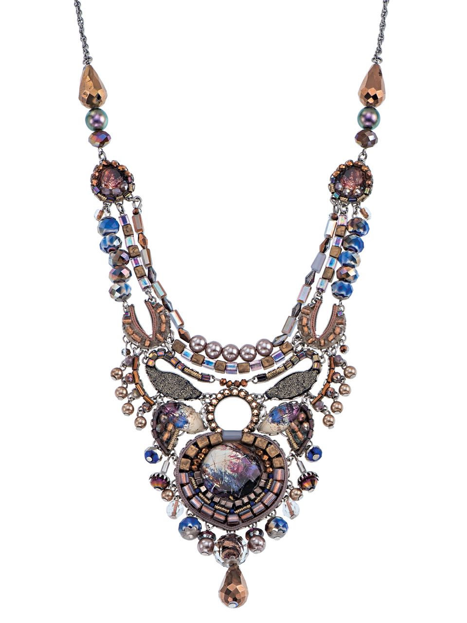 Ayala Bar Necklace 3252 Ocean Blue Purple Classic Collection