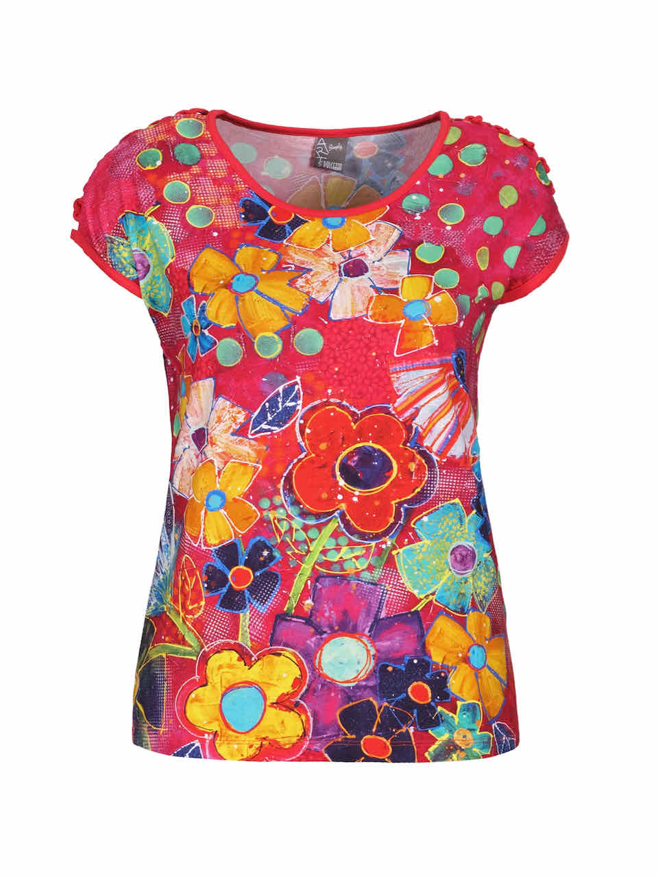 Simply Art by DOLCEZZA Top FIESTA Red by Vigo 21691