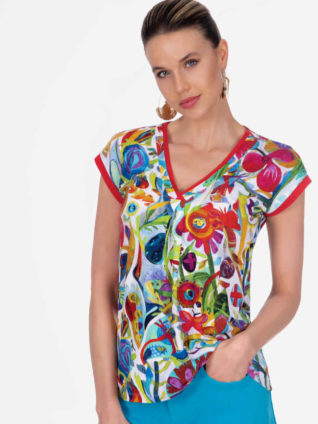 Dolcezza Top "Flower Heart 21621"