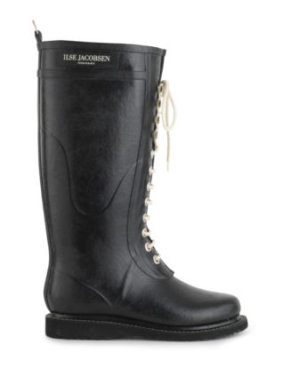 ilse jacobsen black rubber boot