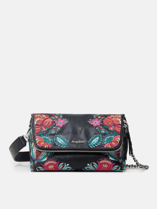 DESIGUAL Floral Sling Bag Crossbody Embroidery