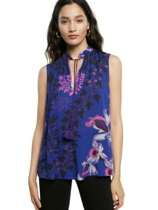 Desigual Floral Blouse "Gardenia"