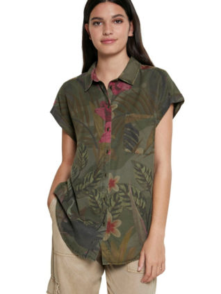 Desigual Tencel Tropical Shirt "Rous" (2 colours)