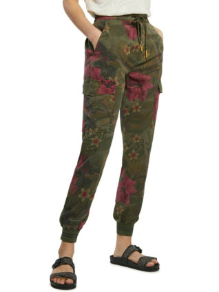 Desigual Camoflower Cargo Pants "Balibay"