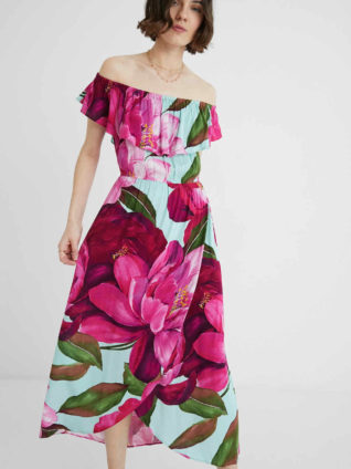 Desigual Long Floral Dress "Arles"