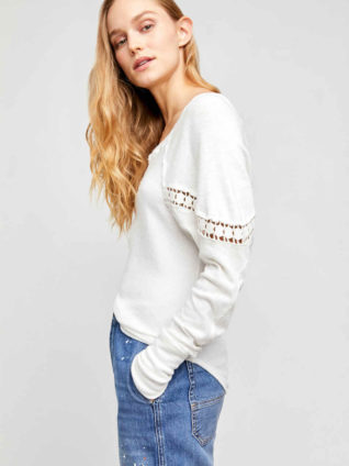 Free People "Luella Tee" (Ivory)