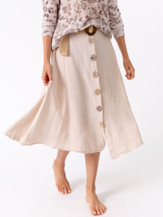 M Made in Italy Linen Skirt 18/998O