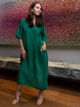 M Made in Italy Linen Dress 19/9891O (GUCCI)