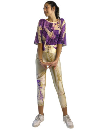 IPNG Leggings and Blouse Outfit "If I Was in Paris"