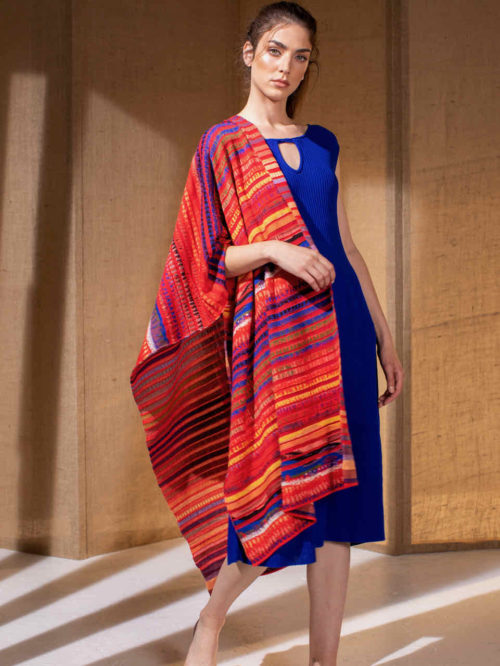 IVKO Scarf SUNSET Motif Cotton Spring Summer 211680