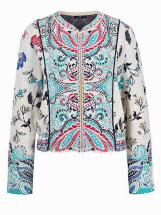 IVKO Bomber Jacket Paisley Pattern 211712