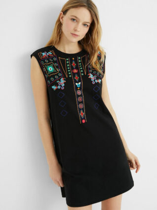 Desigual Embroidered Dress "Demi"