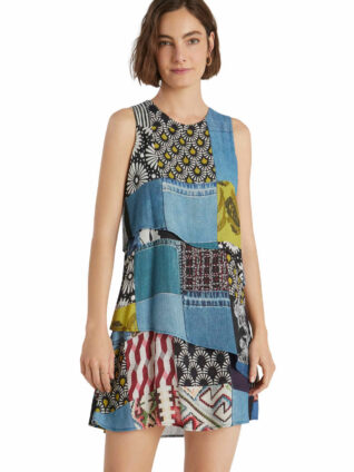 Desigual Patch Dress "Alejandria"