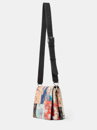 ⑥ visyay paranoia :) purse BAG DESIGUAL Sling Bag Flap Patch Animal Print Genuine Leather