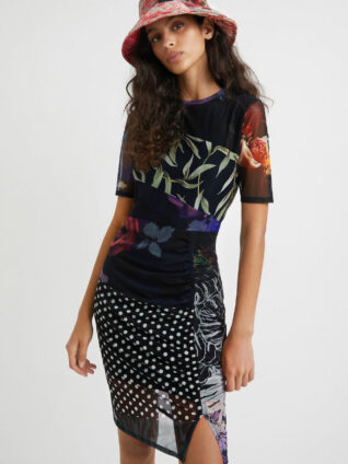 Desigual Slim Floral Dress "Amber"