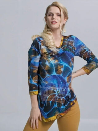 Dolcezza Asymmetric Tunic "Golden Ratio" (71612)