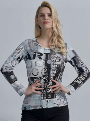 Dolcezza Top "Art Makes You Happy" (71620)