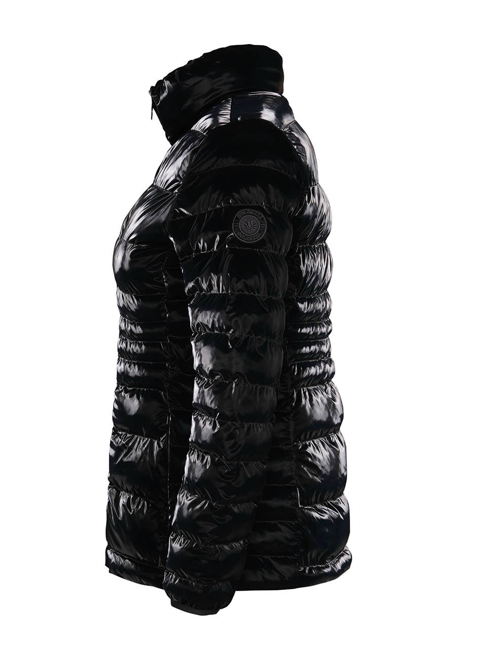DOLCEZZA Puffer Coat BLACK Glossy 71800 Quilted DOLCEZZA Puffer Coat BLACK Glossy 71800 Quilted