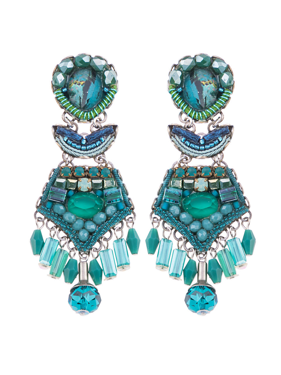 Ayala Bar Large Earrings C1585 Turquoise Ocean Bay Classic Collection