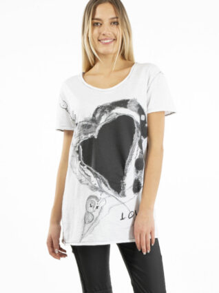 Elisa Cavaletti T-Shirt "Love is the Answer" (ELW215000001)
