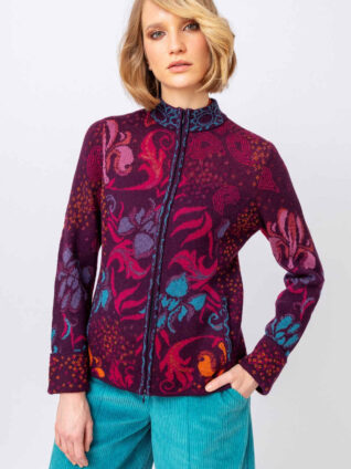 IVKO Wool Jacquard Jacket with Embroidery 212704 (2 colours)