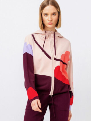 IVKO Knitted Jacket with Intarsia 212513