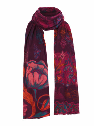 IVKO Wool Scarf Grasset Floral Pattern 212781 (2 colours)