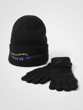 Desigual Gift Set Hat & Gloves "Happy Box" (3 colours)