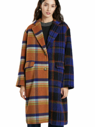 Desigual Long Wool Coat "Sevilla"