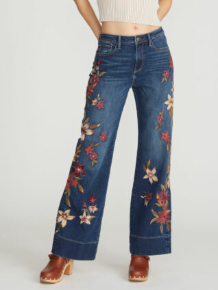 Driftwood Wide Leg Crop Jeans "Charlee" (DW-P40879A)