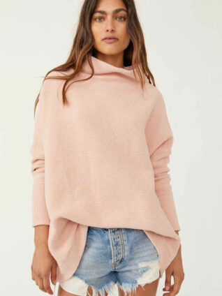 Free People "Ottoman Slouchy Tunic" (Bath Bubbles)