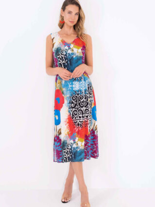 Dolcezza Midi Dress "Bali 1 Redux" (22605)