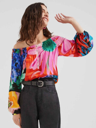 デシグアル Desigual M. Christian Lacroix 花柄ブラウス （マルチ） デシグアル Desigual M. Christian Lacroix 花柄ブラウス