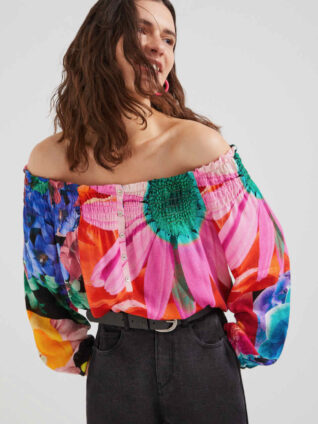 Desigual by C. Lacroix Floral Blouse "Travis"