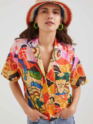 DESIGUAL M. Christian LACROIX Cotton Shirt Avinyon
