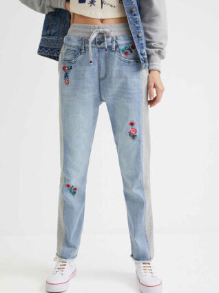 Desigual Floral Denim Jogger "Catalina"