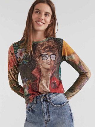 Desigual Artwork T-Shirt "Mirna"
