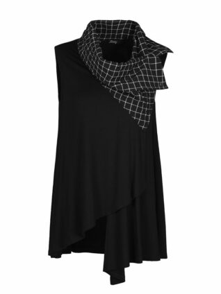 EverSassy by Dolcezza Asymmetric Top "Checkmate" 62100