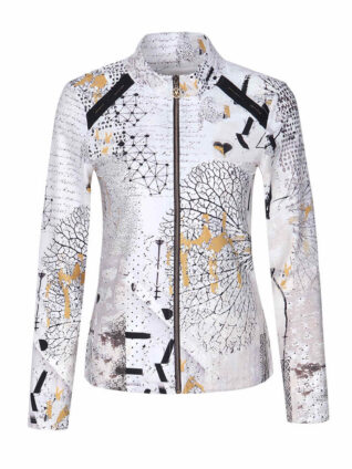 Dolcezza Sport Jacket "Hydrangea Abstract Art" (414)