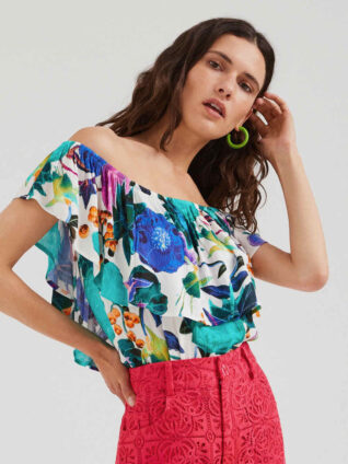 Desigual Bodysuit Blouse "Sendy"