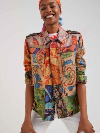 Desigual by C. Lacroix Patchwork Jacket "Larson"