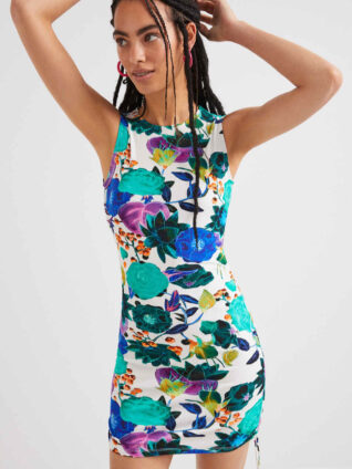 Desigual Floral Dress "Dijon"