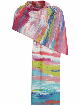 IVKO Shawl Scarf "Stripe Pattern 221587"