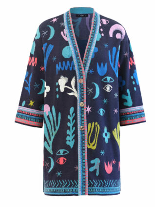 IVKO Jacquard Cardigan Nomad Motif 221523 (2 Colours)