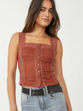 Free People "Maggie Lace Tank" (3 colours)